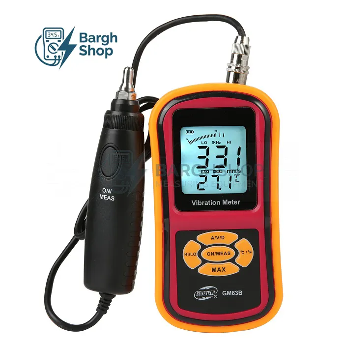 BENETECH GM63B لرزش سنج پروب مجزا در نیروسنجش برق شاپ