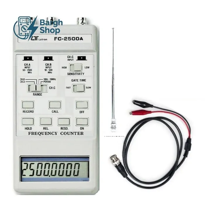FC-2500A LUTRON لوترون قیمت و خرید فرکانس متر برق شاپ