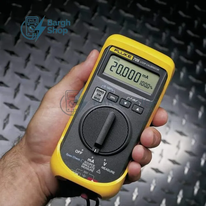 Fluke 705 کالیبراتور جریان فلوک در تجهیزات سنجش برق شاپ