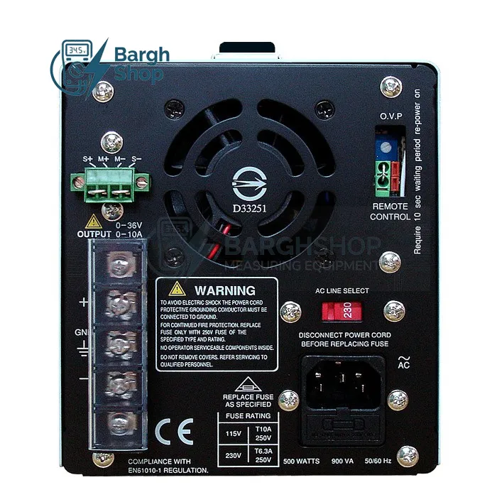 GW Instek SPS-3610 منبع تغذیه گودویل در نیروسنجش برق شاپ