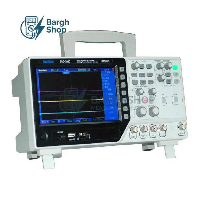 Hantek DSO4202C قیمت و خرید اسکوپ دیجیتال هانتک از نیروسنجش برق شاپ