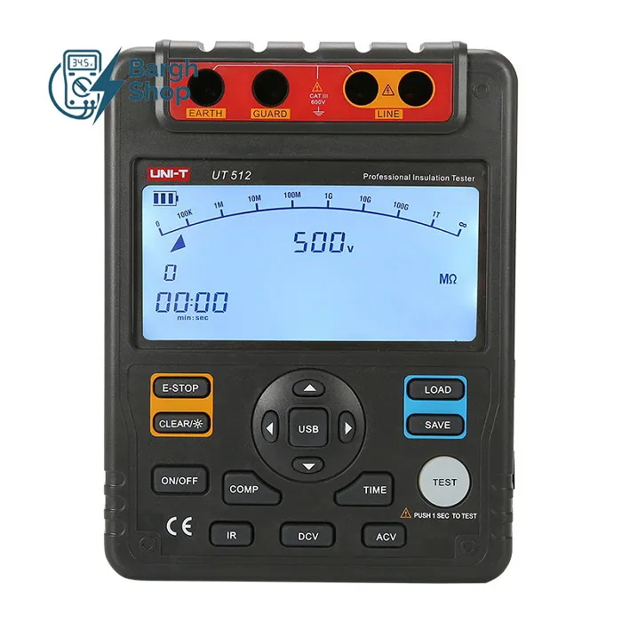 UT512-میگر 2500 ولت یونیتی شرکت اندازه گیری برق شاپ