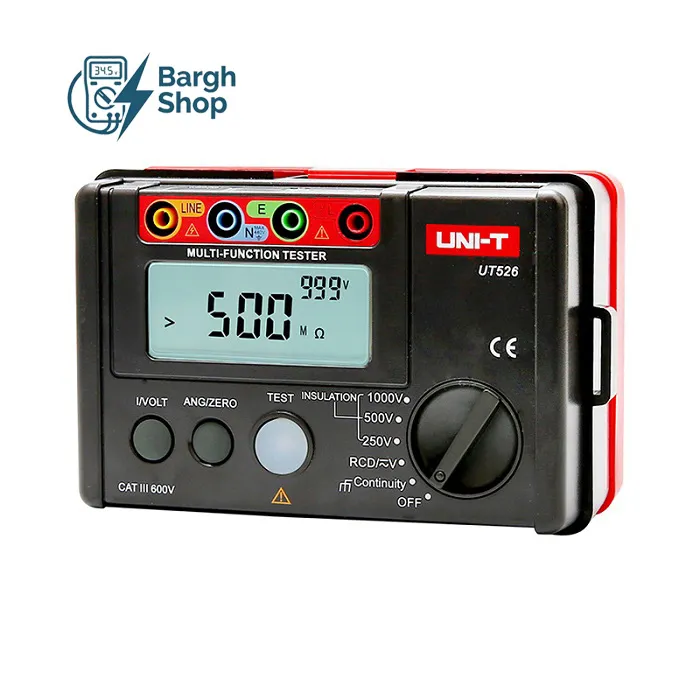 UT526-میگر و آر سی دی تستر یونیتی در برق شاپ
