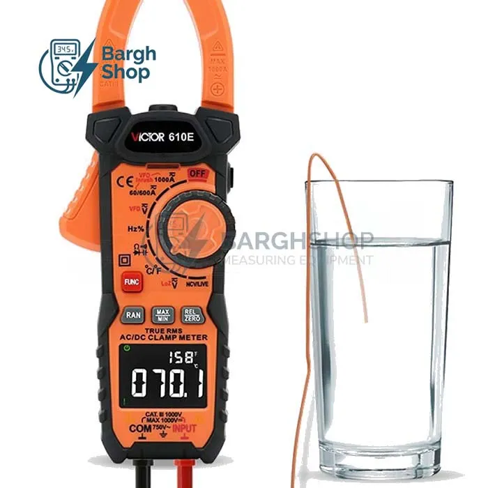 VICTOR 610E آمپرمتر انبری ویکتور در نیروسنجش برق شاپ