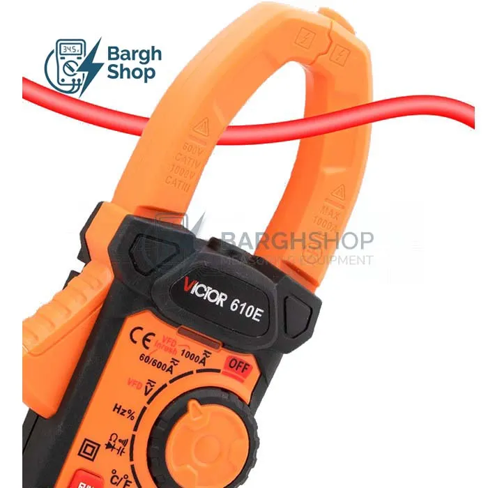 VICTOR 610E کلمپ آمپرمتر چنگکی ویکتور در نیرو سنجش برق شاپ