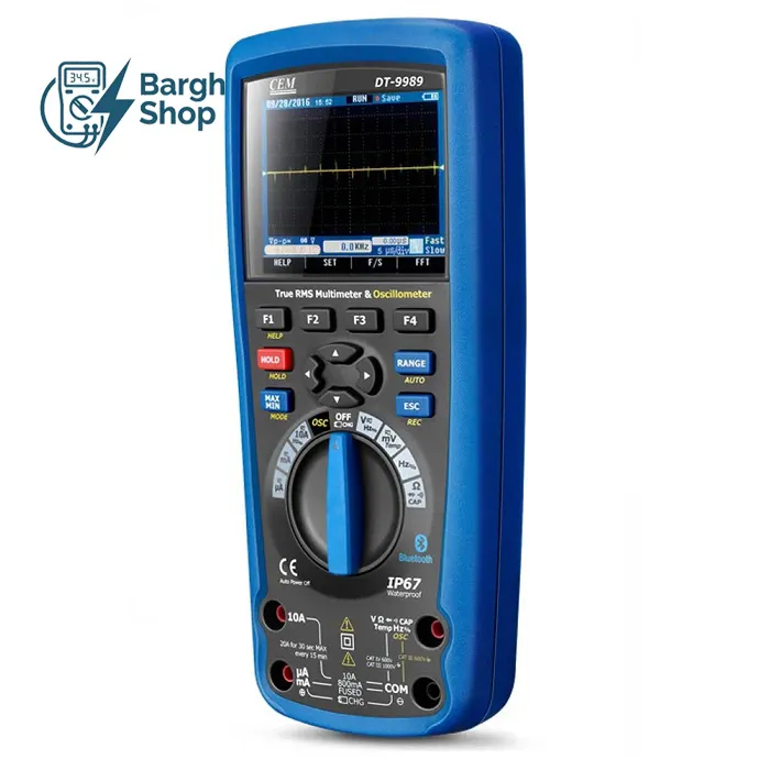 dt-9989 مولتی متر و اسیلوسکوپ سم قیمت و خرید برق شاپ