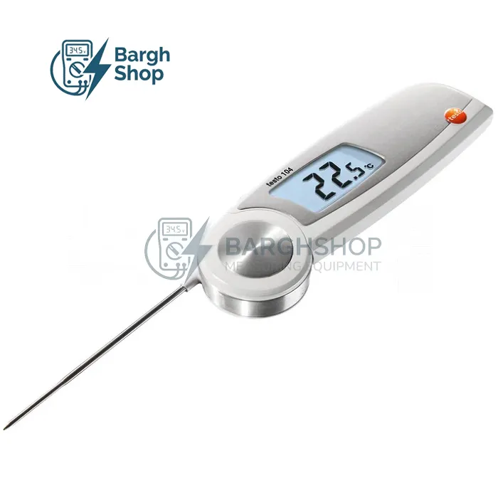 testo 104 ترمومتر مواد غذایی تاشو تستو در برق شاپ