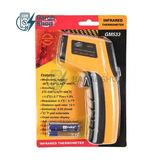 BENETECH GM533 ترمومتر لیزری بنتک در نیروسنجش برق شاپ