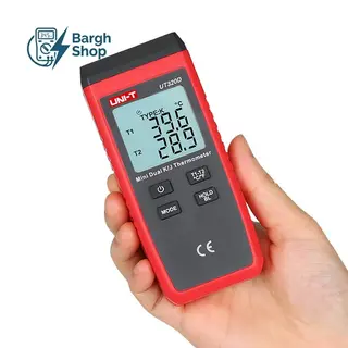 UT320D-دماسنج تماسی دو کانال یونیتی برق شاپ