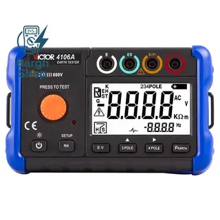 VICTOR Ohm Meters 4106A Earth Resistance Tester 3-Pole 4-IN BARGHSHOP
