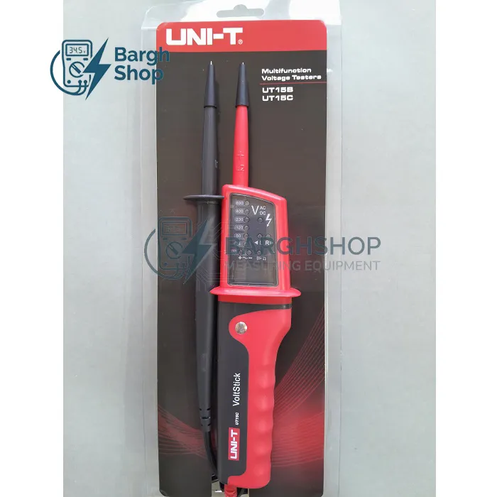 تصویر اختصاصی تستر دوبل قرمز دیجیتال یونیتی مدل UT15C سایت ابزار سنجش برق شاپ 4