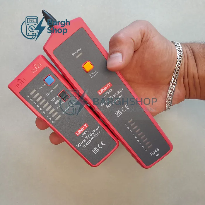 تصویر اختصاصی تستر شبکه و زوج یاب یونیتی مدل UT682 در شرکت نیروسنجش برق شاپ