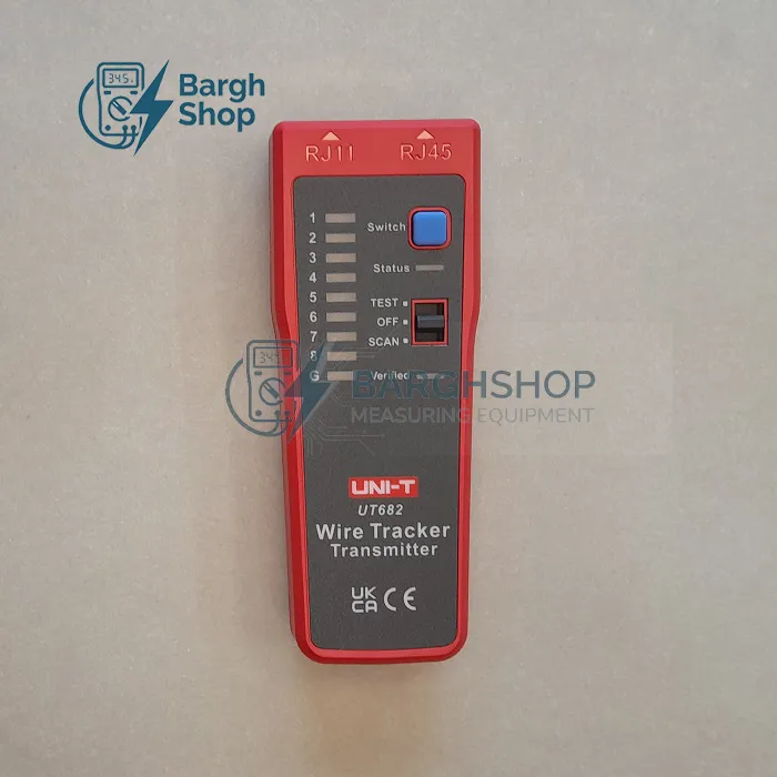 تصویر اختصاصی تستر شبکه و زوج یاب یونیتی مدل UT682 در شرکت نیروسنجش برق شاپ 1