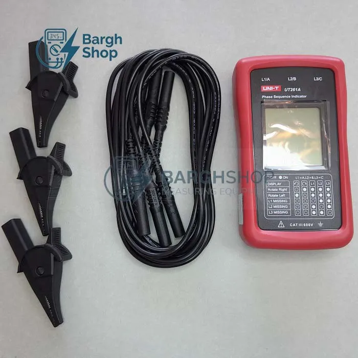 تصویر اختصاصی توالی سنج یونیتی UNI-T UT261A نمایندگی یونیتی شرکت نیرو سنجش برق شاپ 5