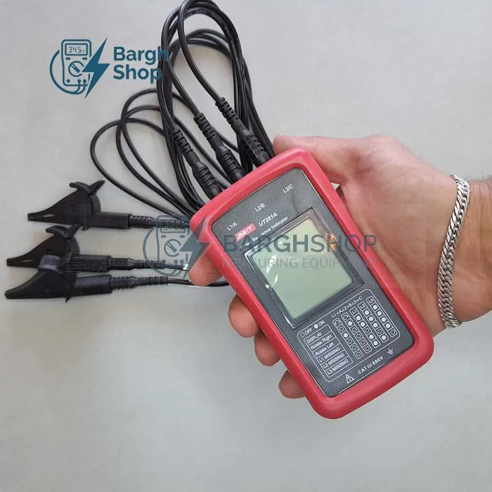 تصویر اختصاصی توالی سنج یونیتی UNI-T UT261A نمایندگی یونیتی شرکت نیرو سنجش برق شاپ 6