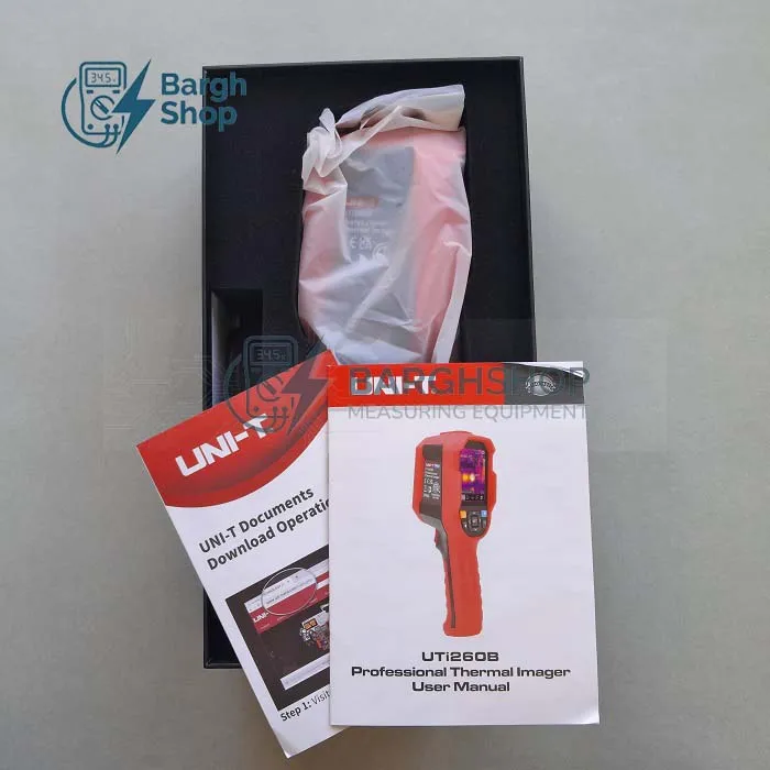 تصویر اختصاصی دوربین حرارتی یونیتی UNI-T UT260B شرکت برق شاپ نمایندگی یونیتی 1