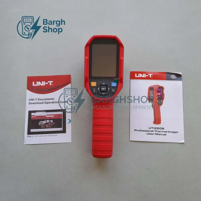 تصویر اختصاصی دوربین حرارتی یونیتی UNI-T UT260B شرکت برق شاپ نمایندگی یونیتی 8