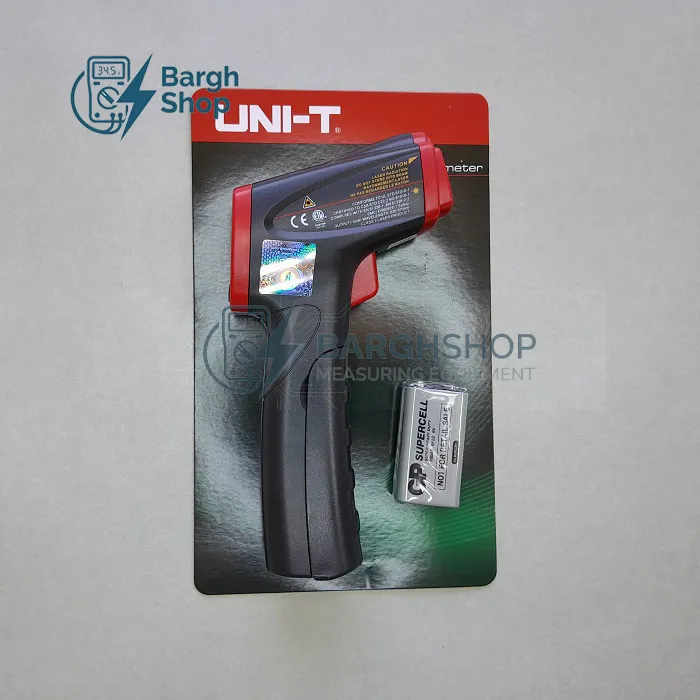 تصویر اختصاصی سایت برق شاپ برند یونیتی مدل ut300s ترمومتر و دماسنچ لیزری