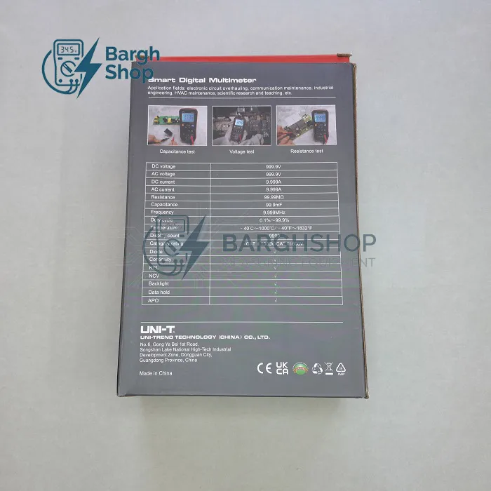 تصویر اختصاصی مولتی متر یونیتی UNI-T UT60S در نمایندگی نیروسنجی برق شاپ 6