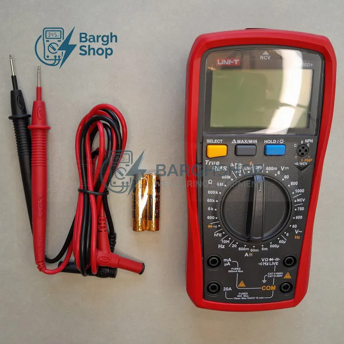 تصویر اختصاصی مولتی متر یونیتی در سایت برق شاپ مدل UT890D شرکت نیروسنجش 6