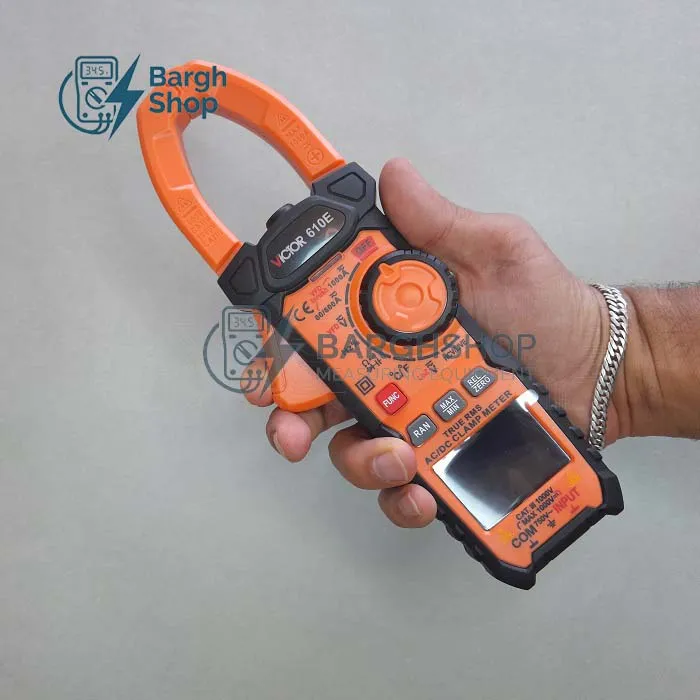 تصویر اختصاصی کلمپ آمپرمتر ویکتور VC610E شرکت نیروسنجش برق شاپ 7
