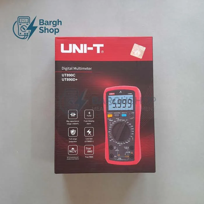 عکس اختصاصی مولتی متر یونیتی مدل UT890C در نمایندگی یونیتی شرکت برق شاپ