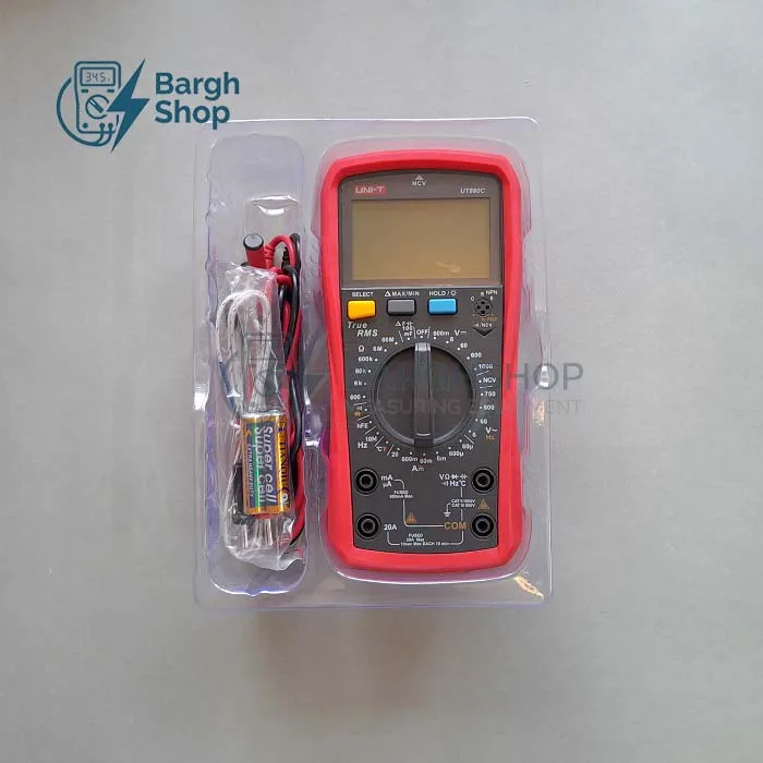 عکس اختصاصی مولتی متر یونیتی مدل UT890C در نمایندگی یونیتی شرکت برق شاپ 1