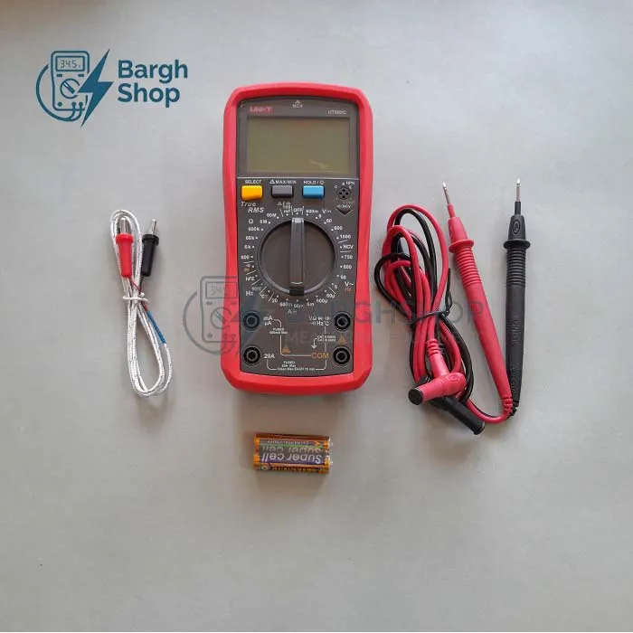 عکس اختصاصی مولتی متر یونیتی مدل UT890C در نمایندگی یونیتی شرکت برق شاپ 6