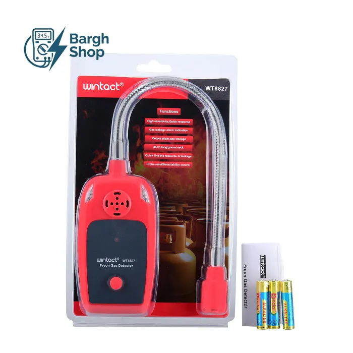 نشت یاب گاز یخچال و کولر وینتکتWintact  WT8827 برق شاپ