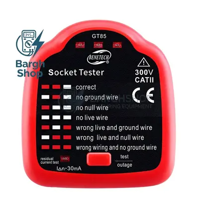 ​تستر ارت و قطبیت پریز بنتک مدل BENETECH GT85