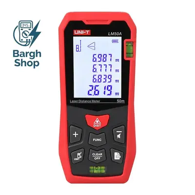 متر لیزری دیجیتال ۵۰ متری یونیتی UNI-T LM50A