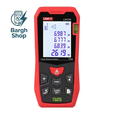 متر لیزری ۷۰ متری دیجیتال و ترازدار یونیتی UNI-T LM70A