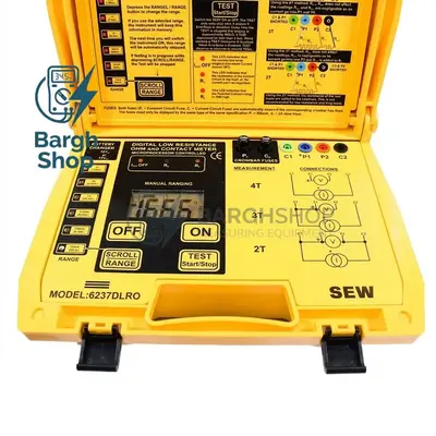 میکرو اهم متر دیجیتال اس ای دبلیو مدل SEW 6237 DLRO