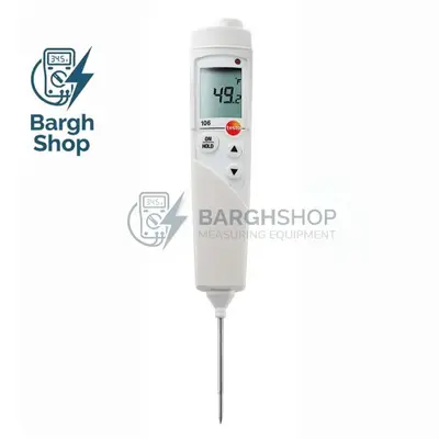  دماسنج نفوذی و ضدآب مواد غذایی تستو مدل TESTO 106