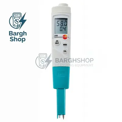  پی‌اچ متر و دما سنج مایعات تستو مدل TESTO 206 pH1