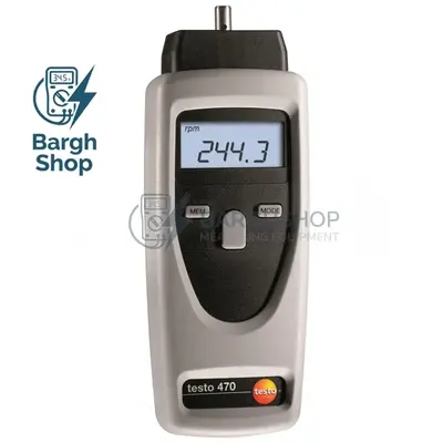  تاکومتر و دورسنج ترکیبی نوری و تماسی تستو مدل TESTO 470